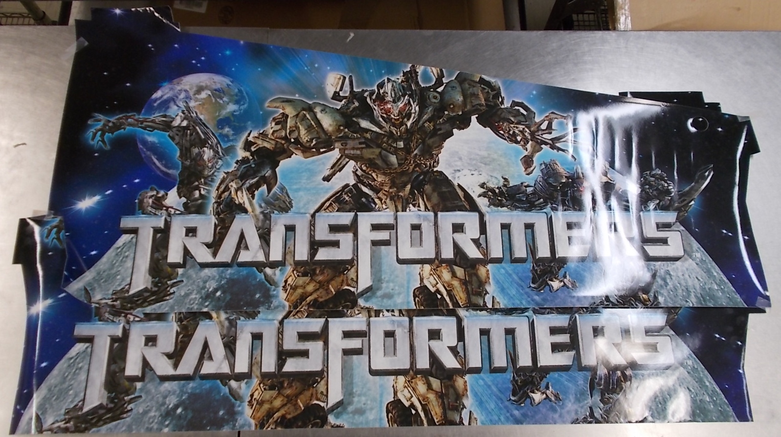 TRANSFORMERS DECEPTICON VIOLET LE Pinball Machine Game Art 4